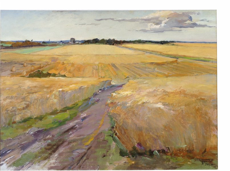 Golden fieldes 1965 oil on canvas 122x167